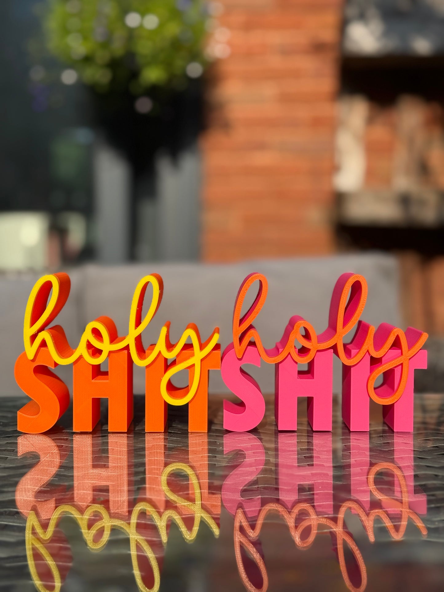 Bold “Holy Shit” Shelf Sign