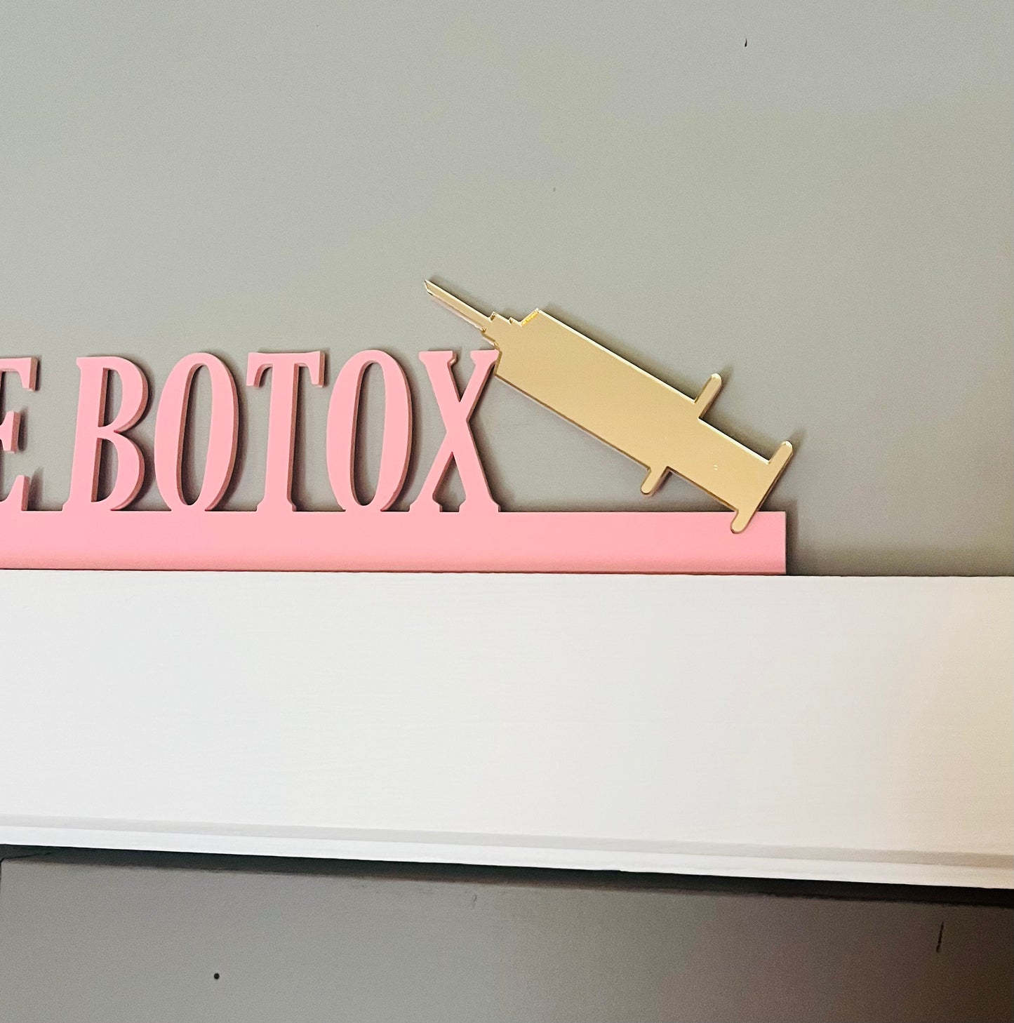 BOOK THE BOTOX - Door Topper, Funny Clinic Sign, Door Sign