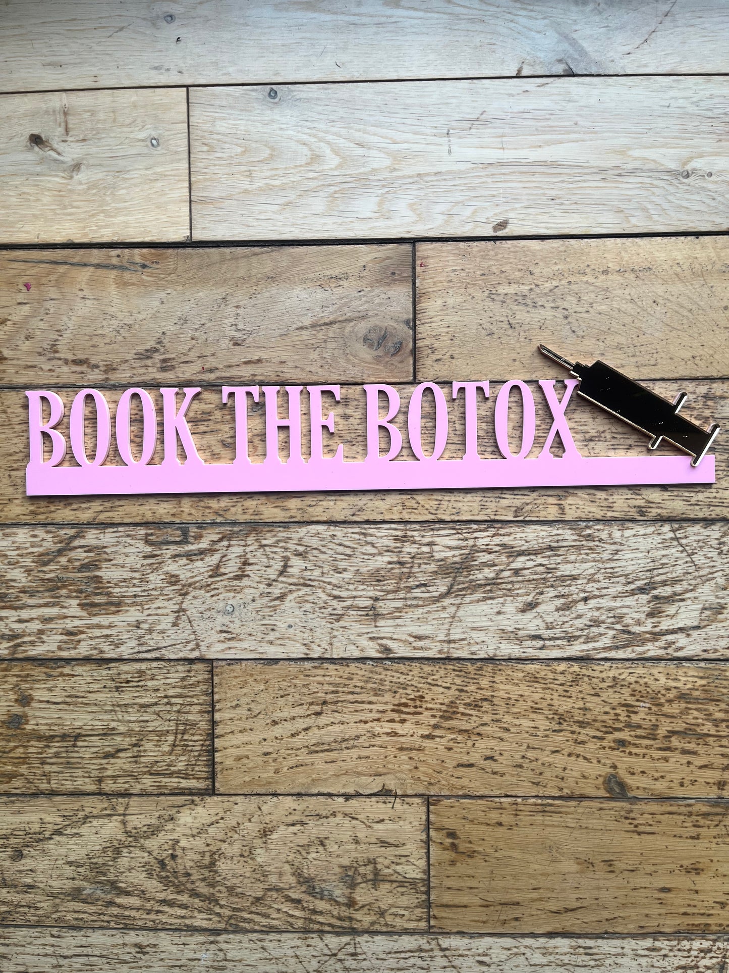 BOOK THE BOTOX - Door Topper, Funny Clinic Sign, Door Sign