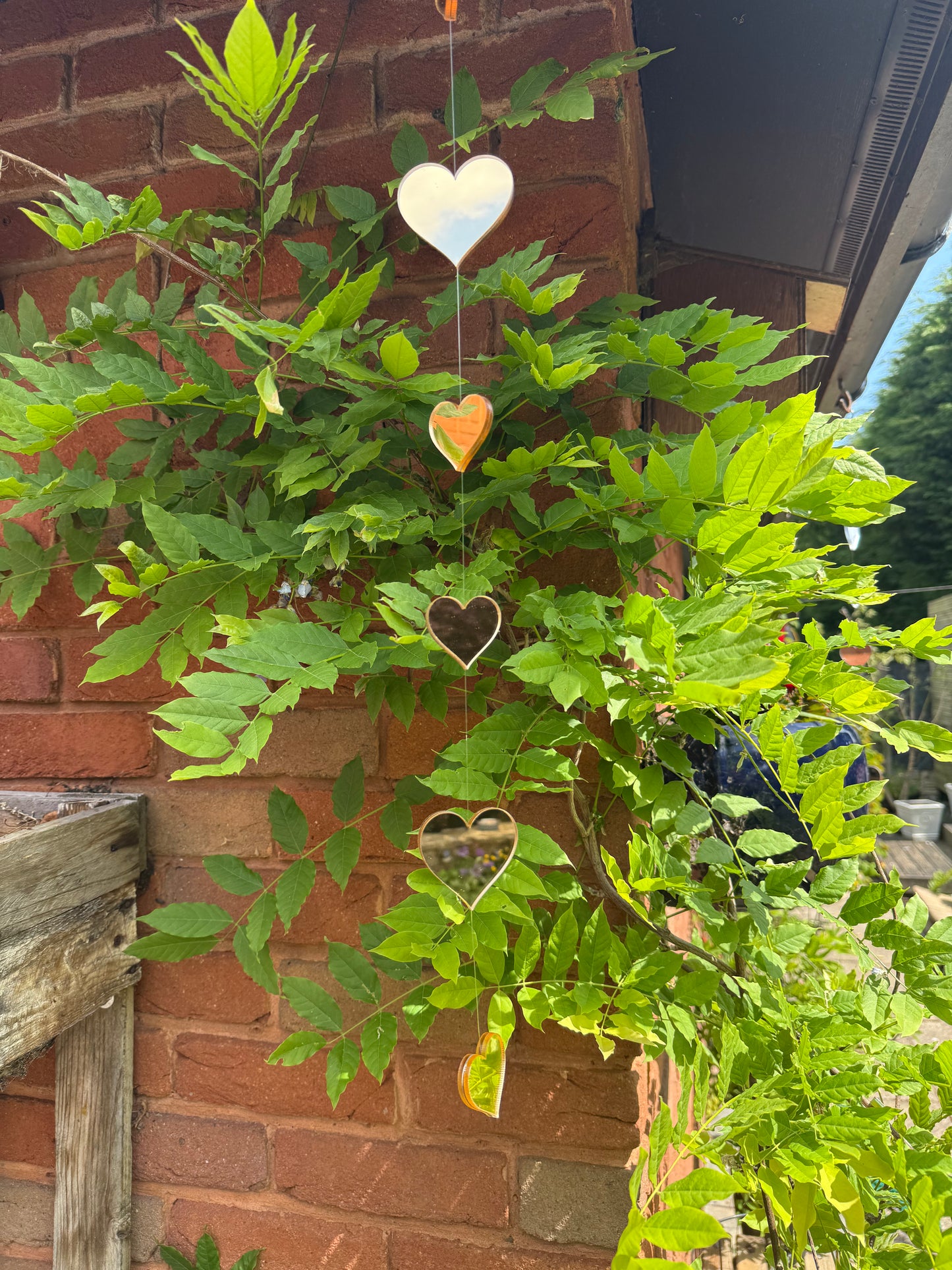 Mirror Heart Sun Catcher