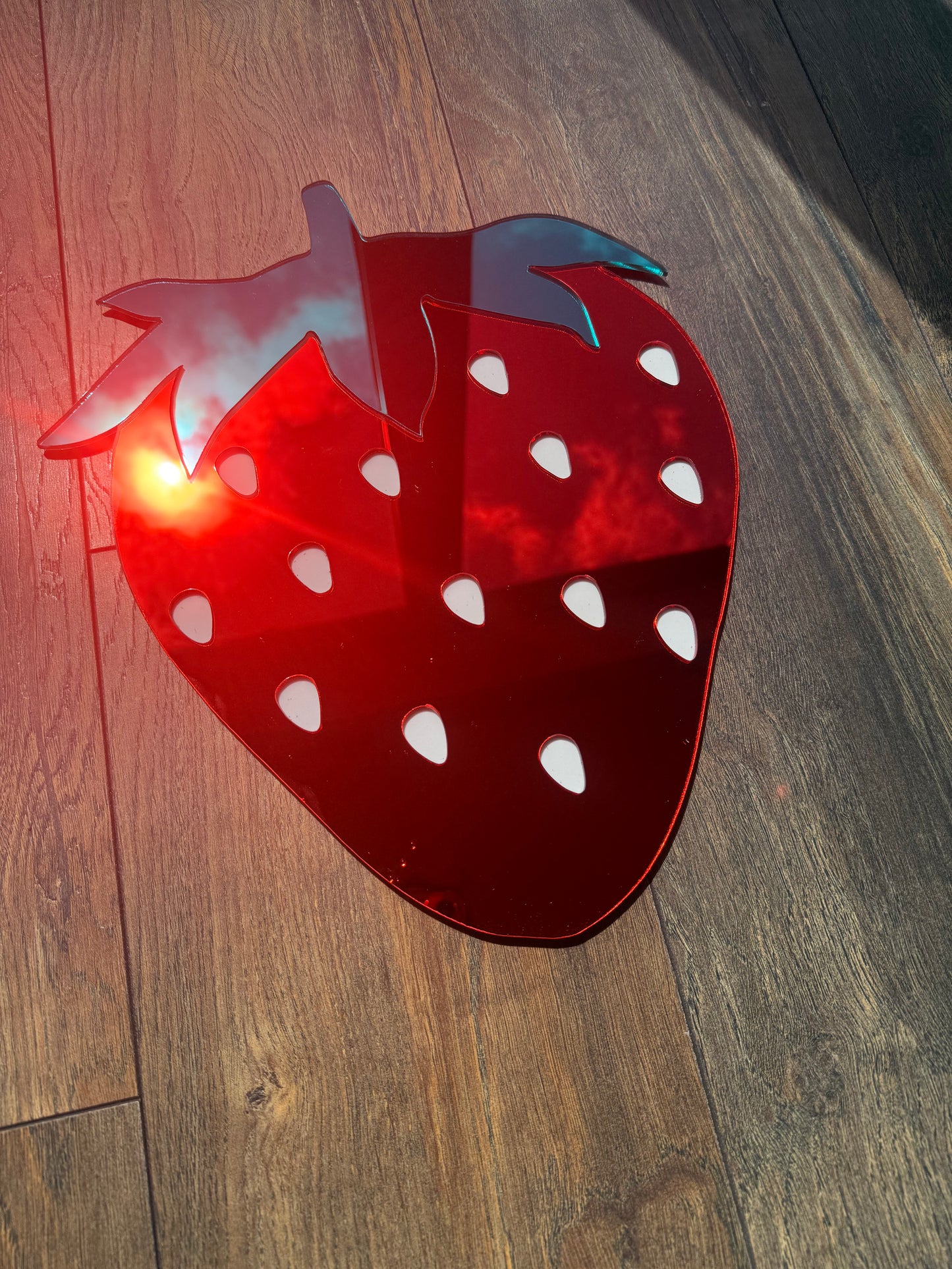 Strawberry Mirror Wall Art