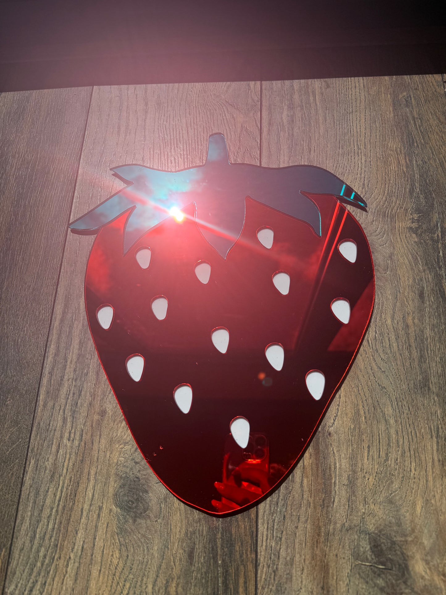 Strawberry Mirror Wall Art