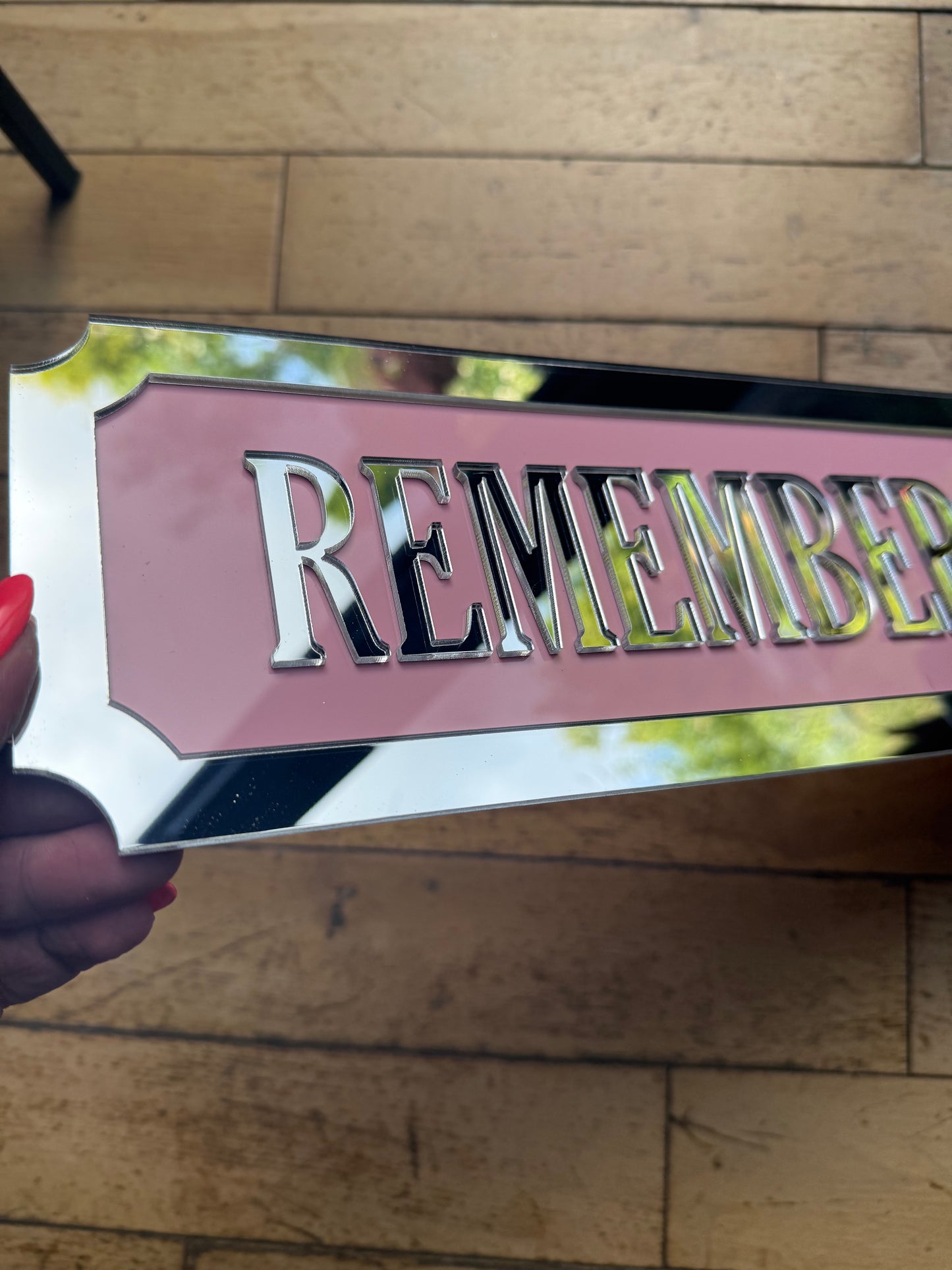Remember Who You Are - Street style sign, wall decor.