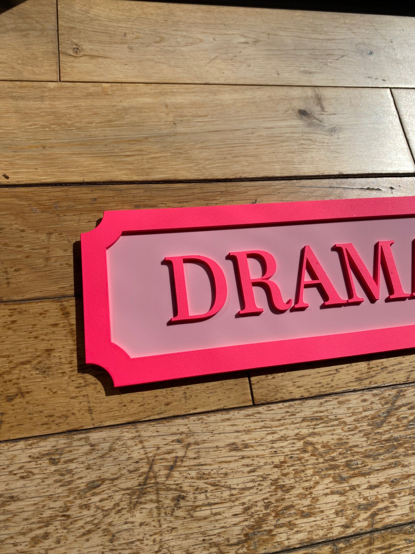 DRAMATIC EXIT Street Style Sign