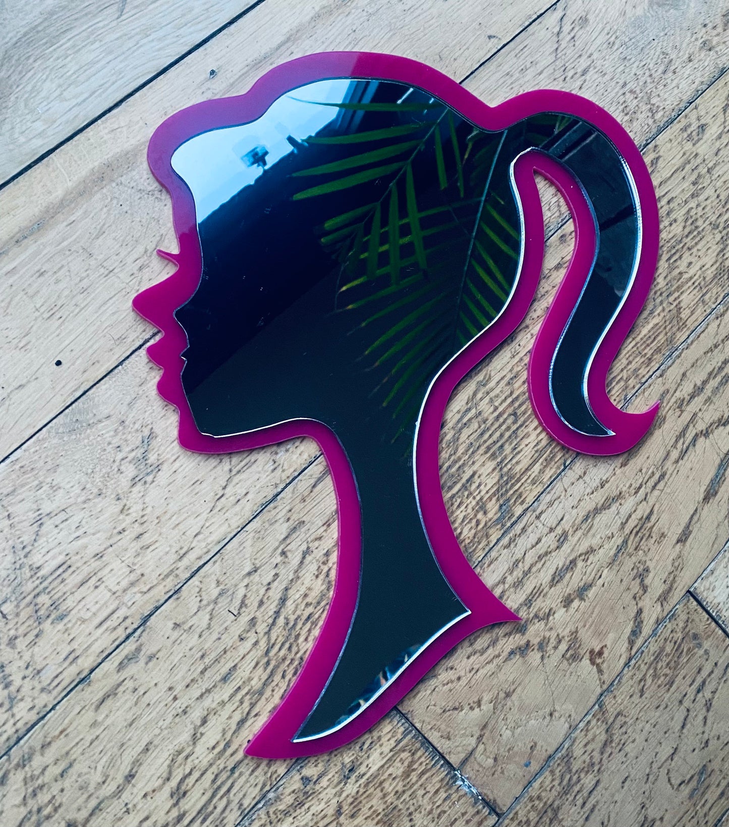 Iconic Girls Head Shaped Mirror