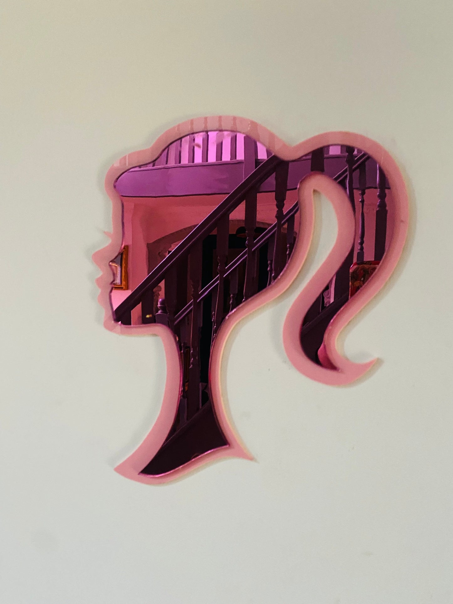 Iconic Girls Head Shaped Mirror