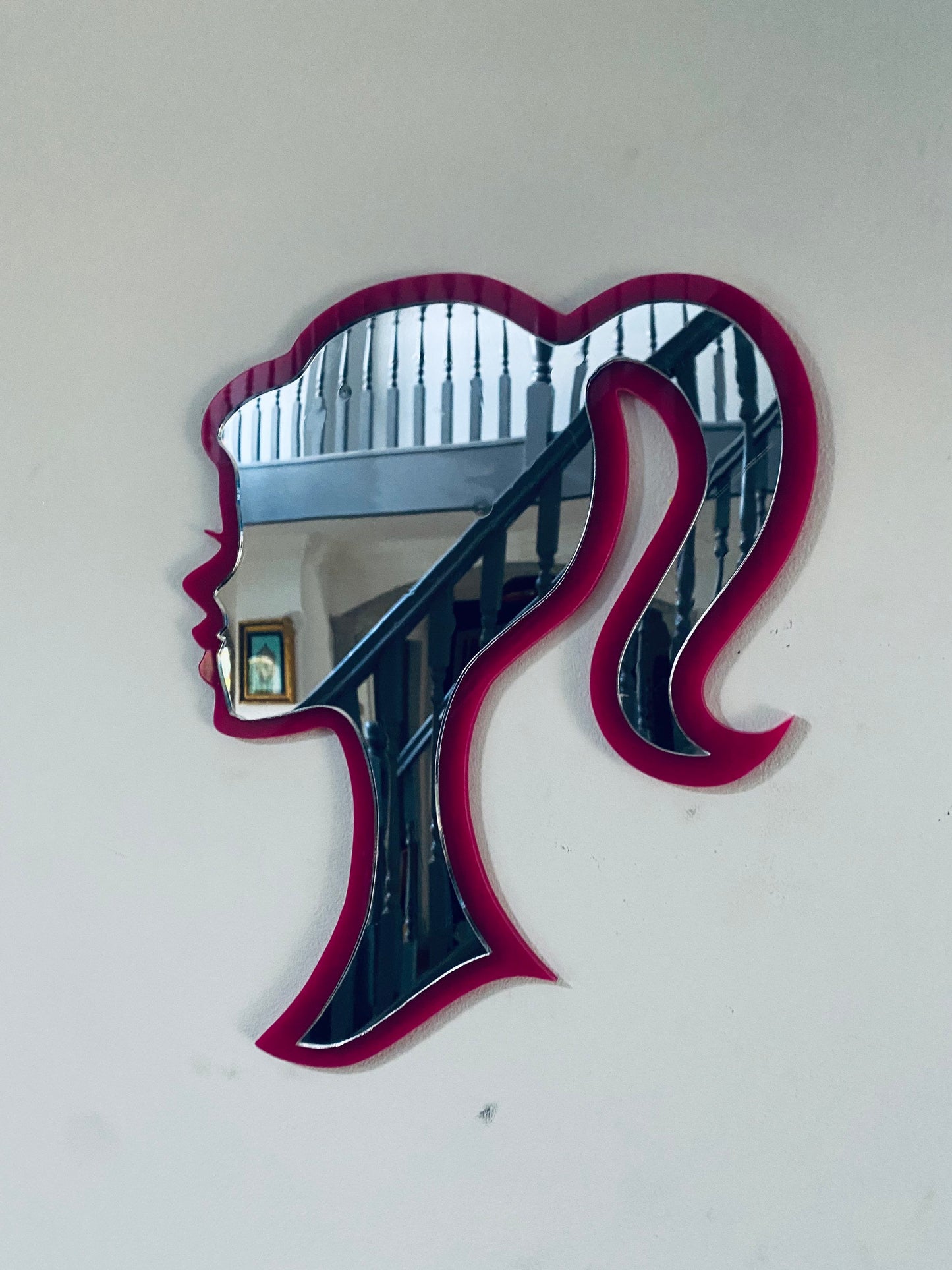 Iconic Girls Head Shaped Mirror
