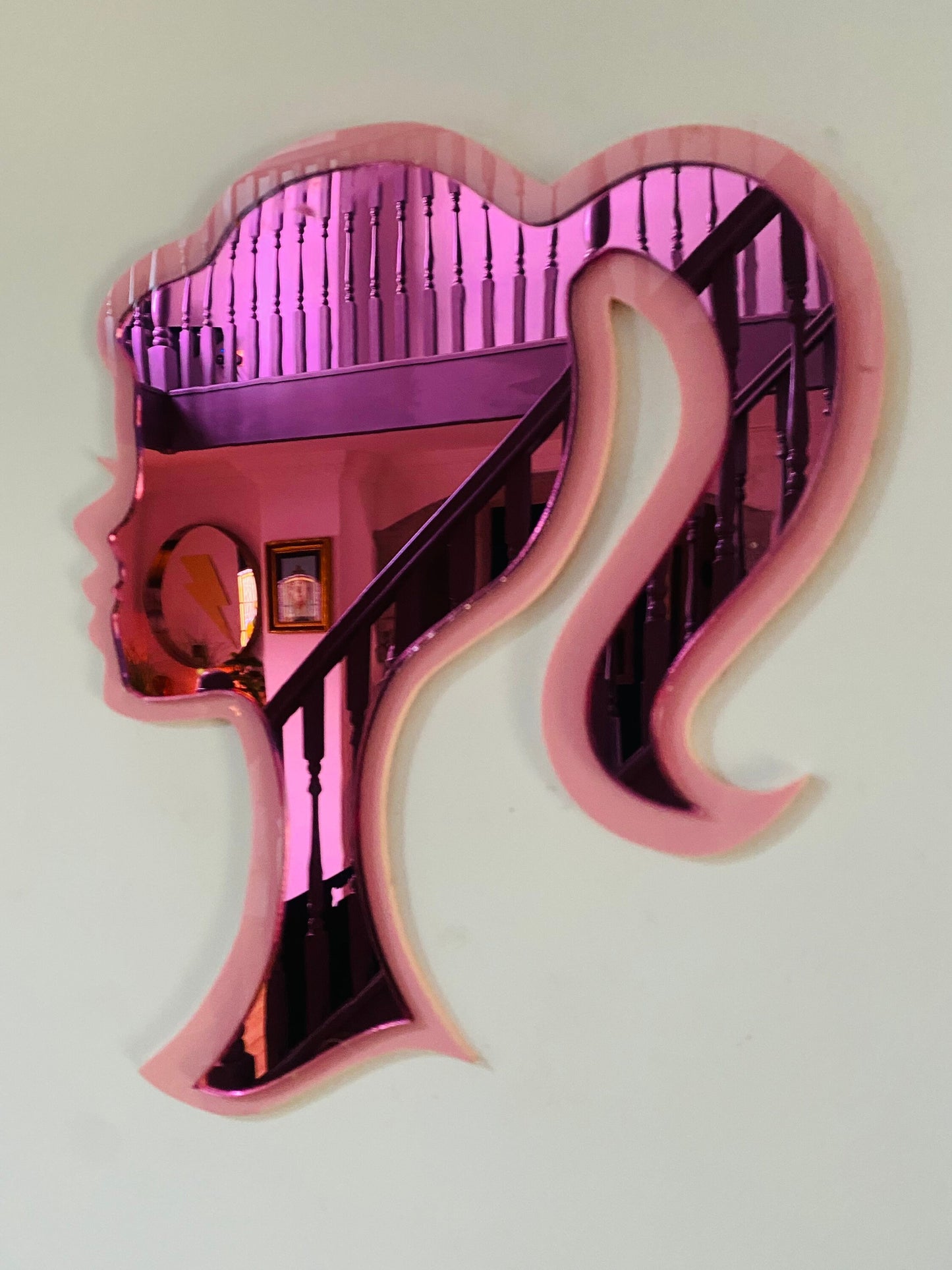 Iconic Girls Head Shaped Mirror