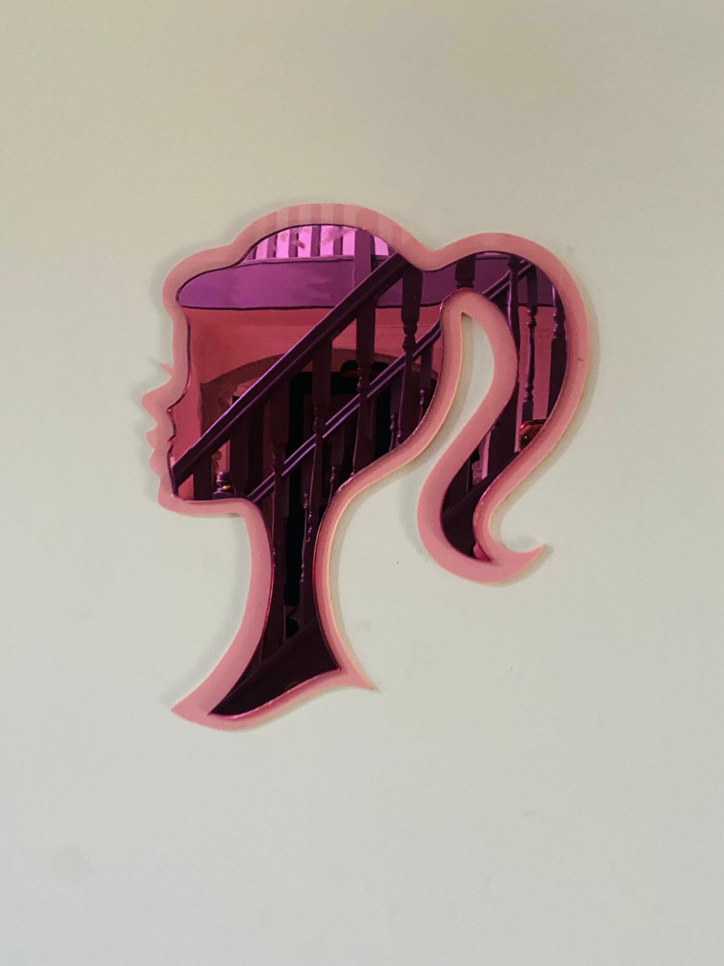 Iconic Girls Head Shaped Mirror