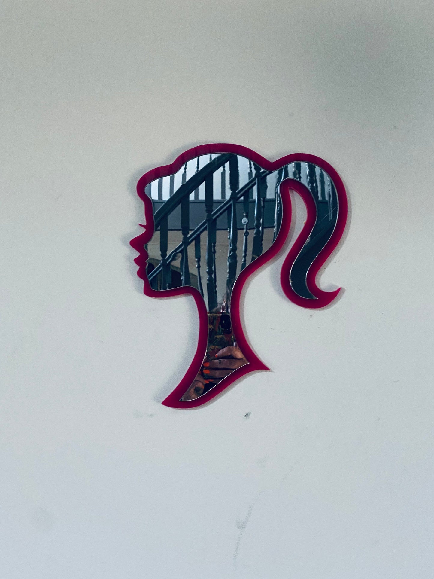 Iconic Girls Head Shaped Mirror