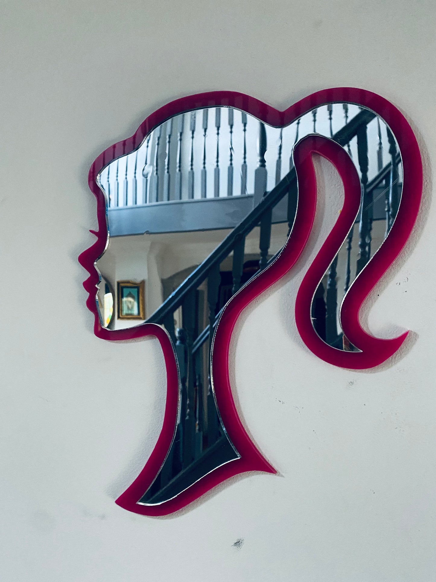Iconic Girls Head Shaped Mirror