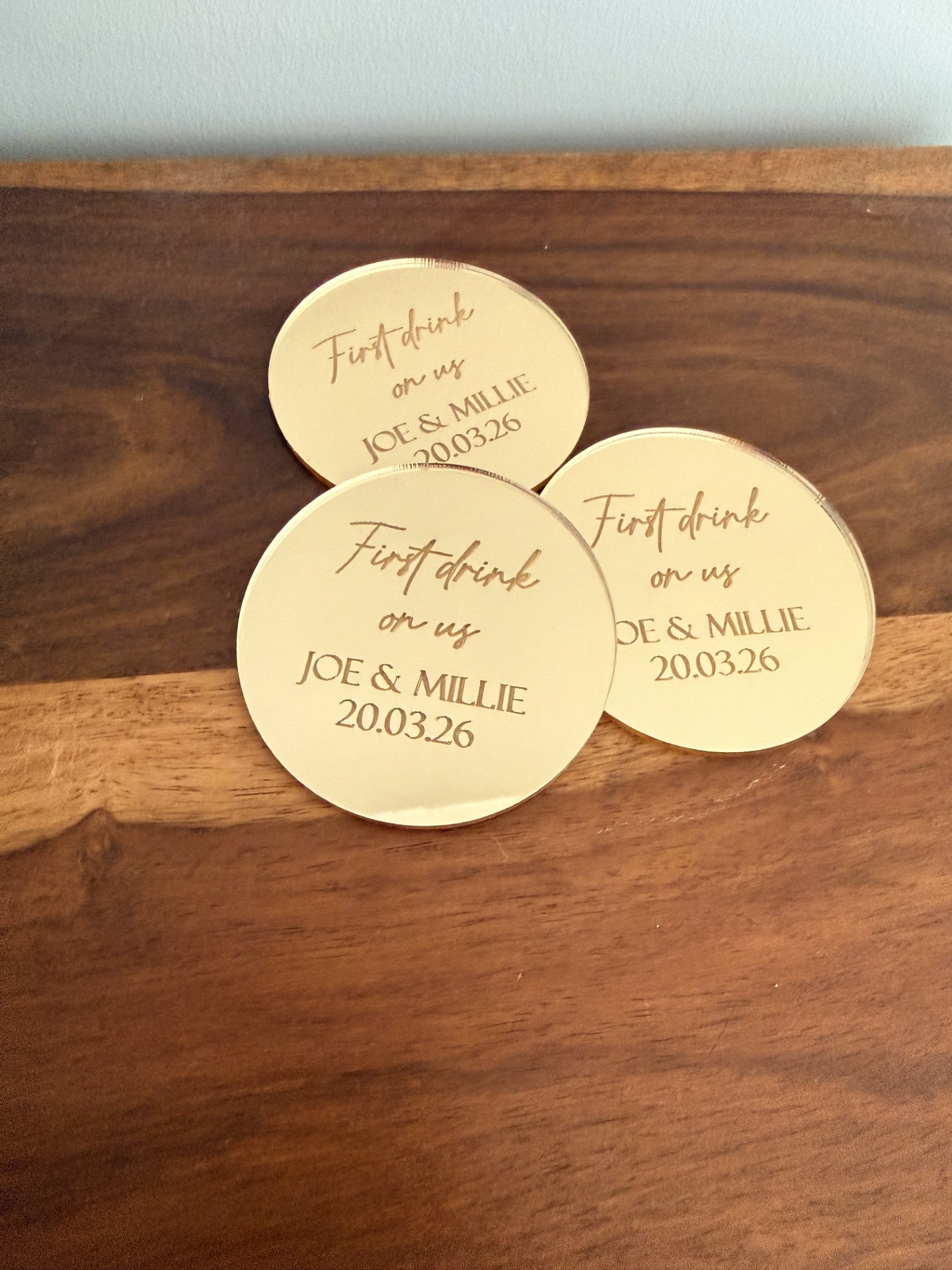 Wedding Drinks Tokens