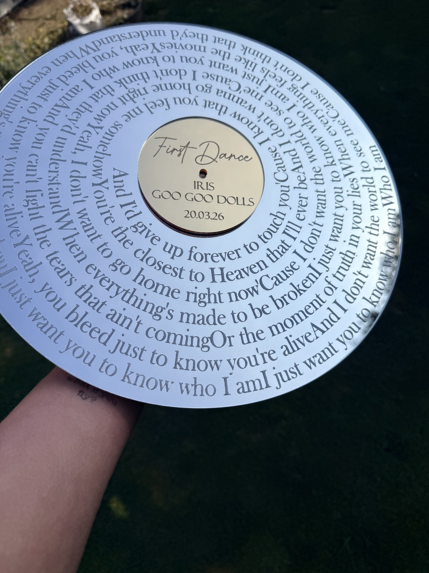 Personalised First Dance Artwork
