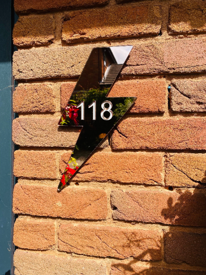 HOUSE SIGN, house numbers, BOLT acrylic house numbers