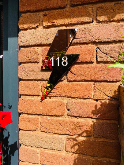 HOUSE SIGN, house numbers, BOLT acrylic house numbers