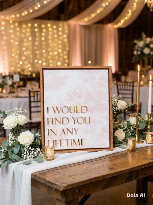 I Would Find You In Any Lifetime, Framed Canvas Art