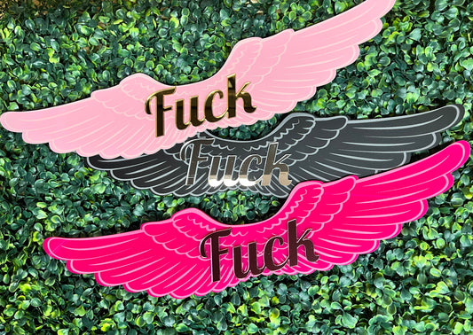 Flying Fuck Wall Decor