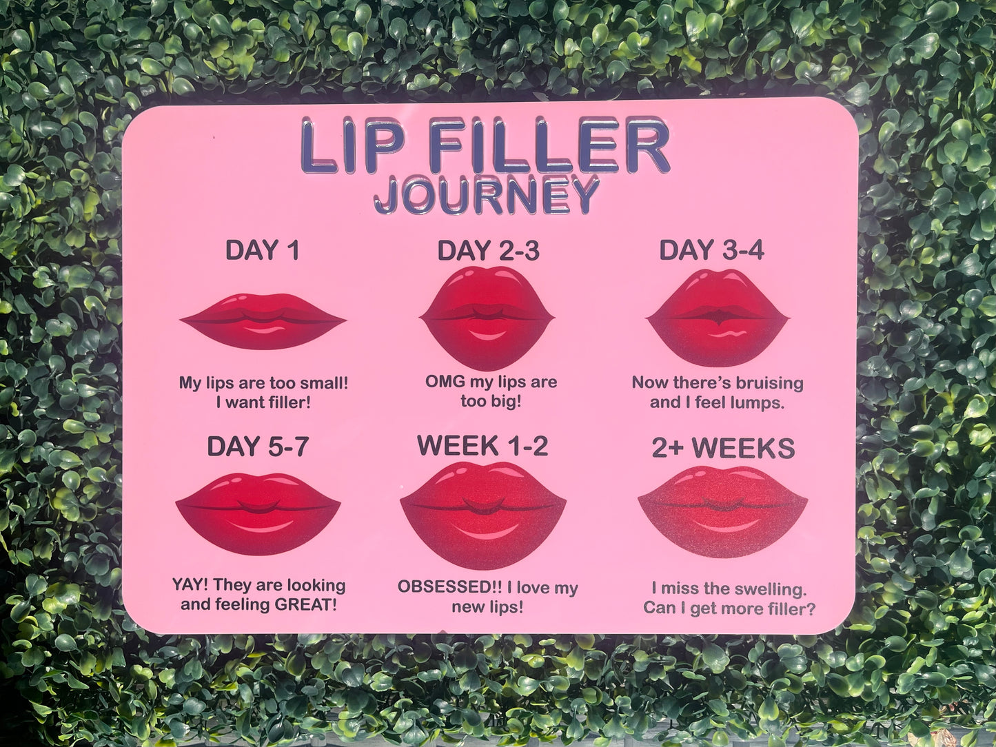 LIP FILLER JOURNEY