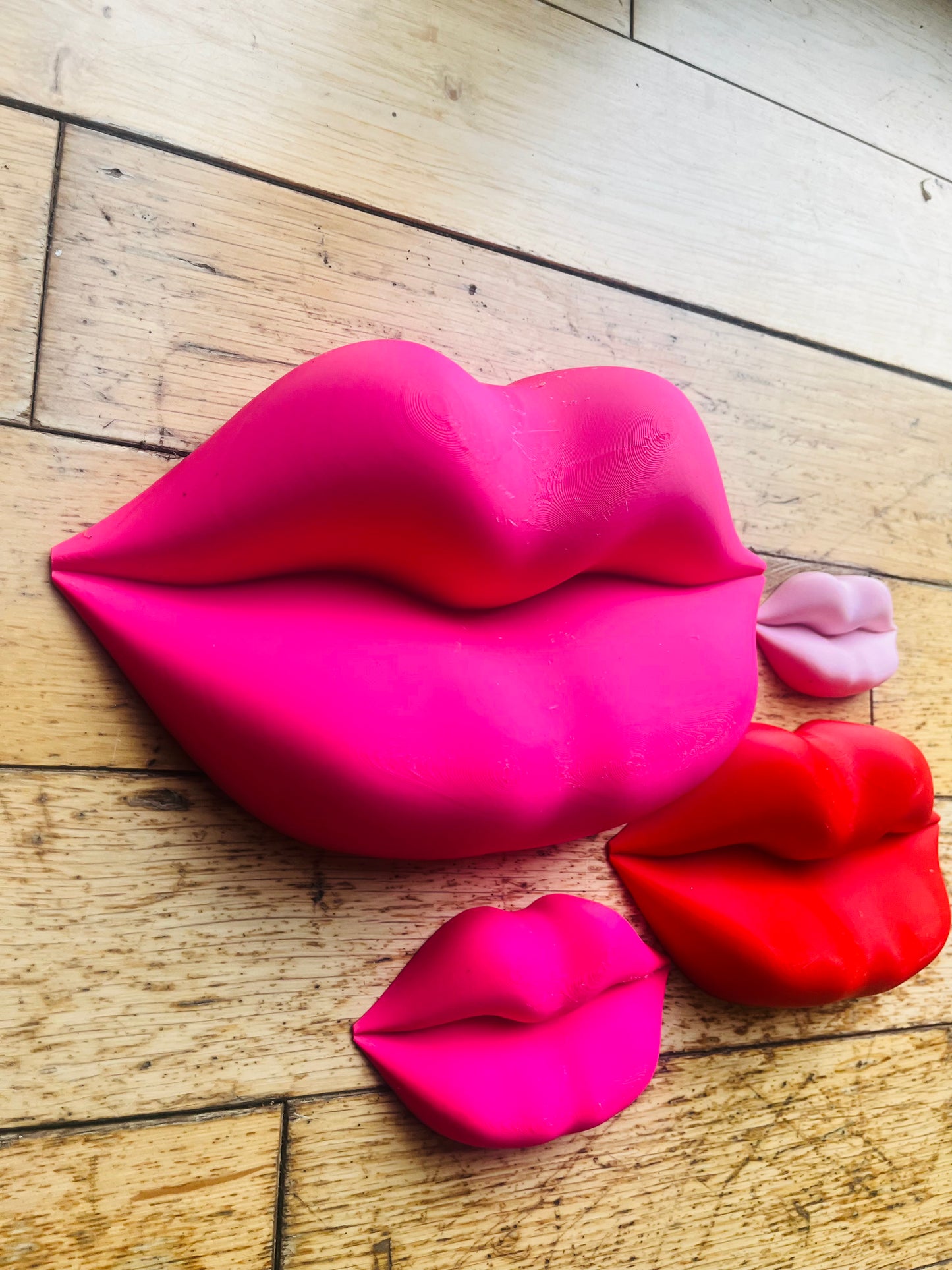 Bundle Offer - Set of 4 x 3D Wall Lips