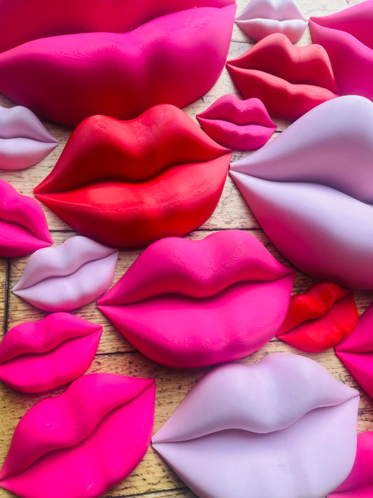 Bundle Offer - Set of 4 x 3D Wall Lips