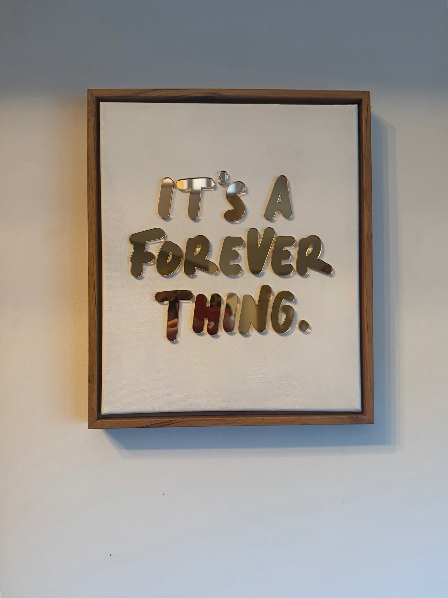 It's A Forever Thing, Hand Finished Framed Canvas Art