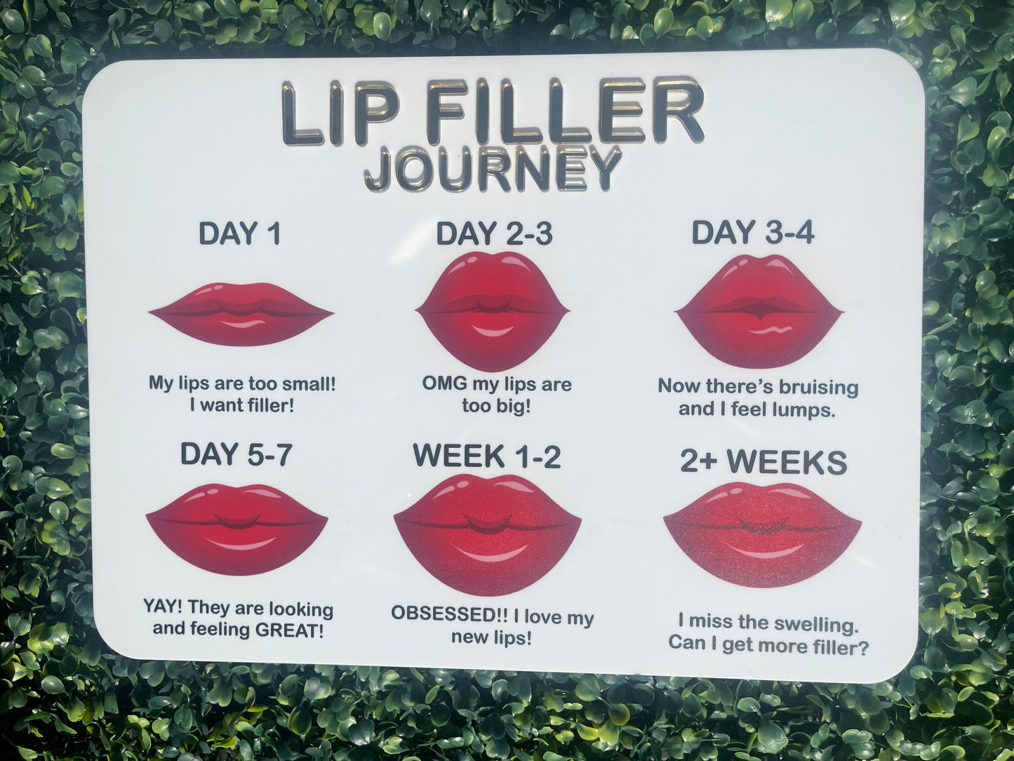 LIP FILLER JOURNEY