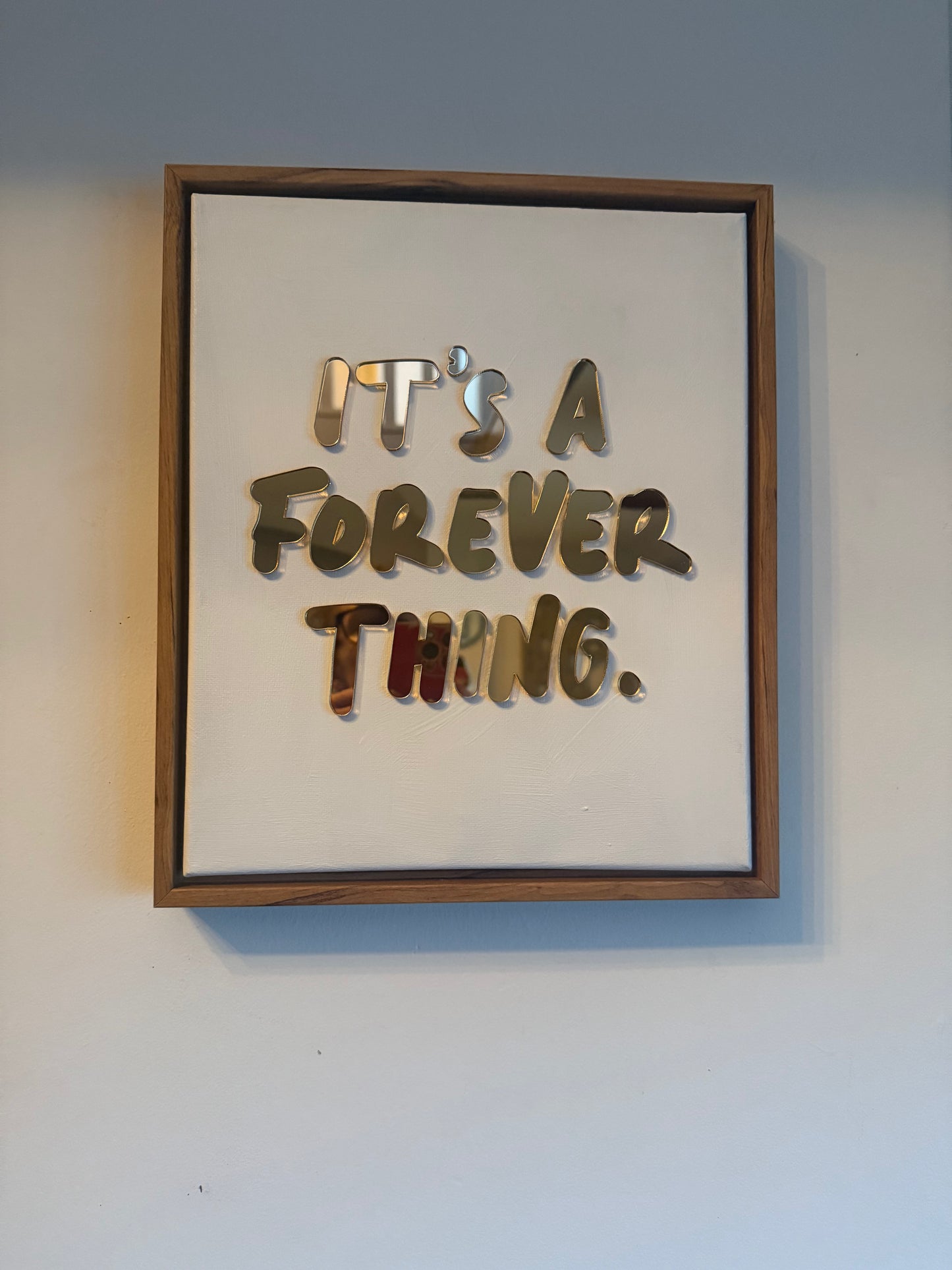 It's A Forever Thing, Hand Finished Framed Canvas Art