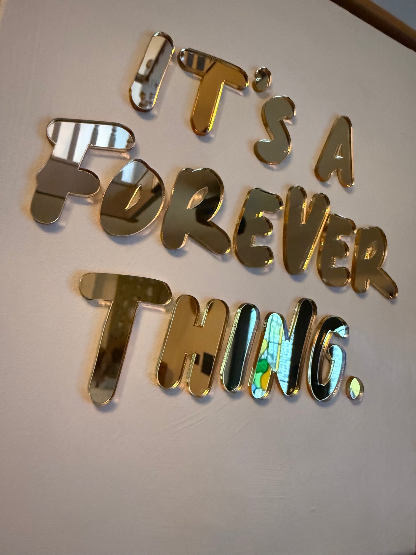 It's A Forever Thing, Hand Finished Framed Canvas Art