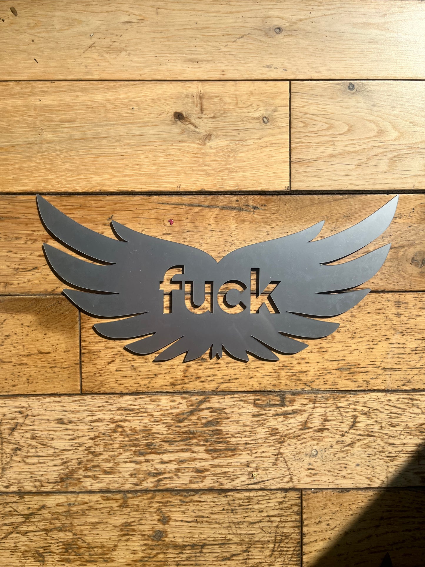 SAMPLE Flying Fuck Wall Decor