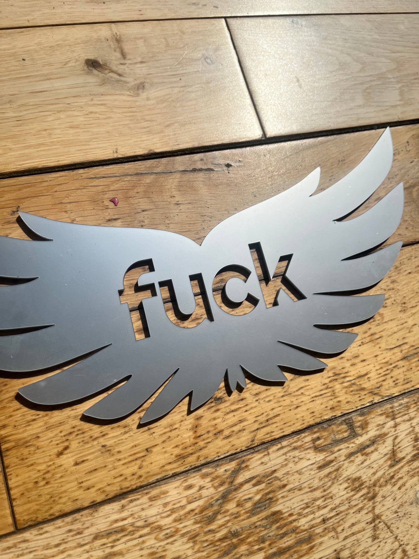 SAMPLE Flying Fuck Wall Decor