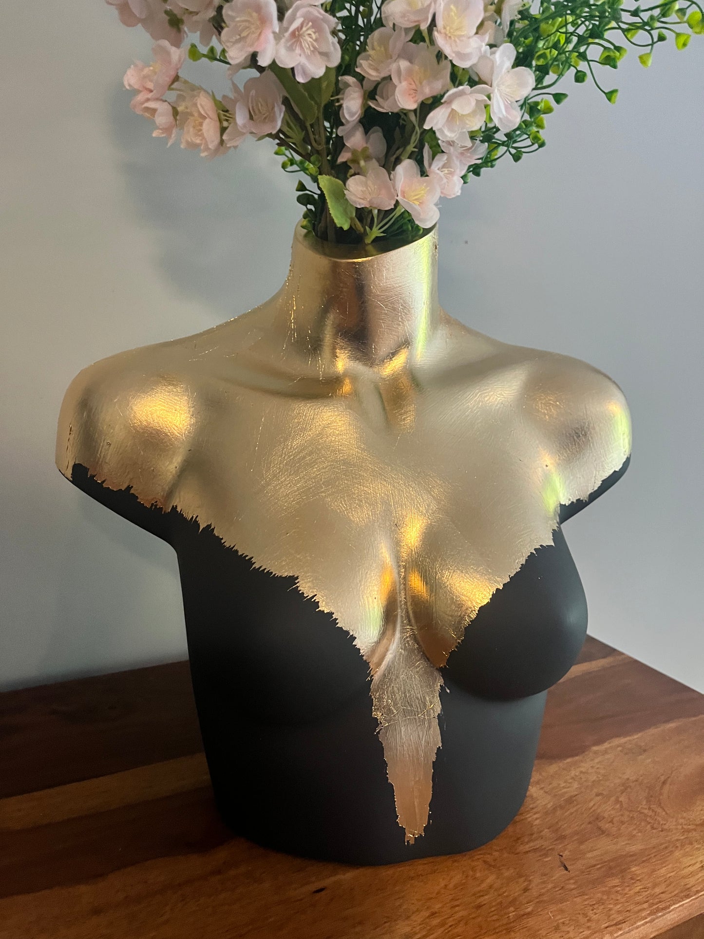 Female Torso Table Top Boobie Vase