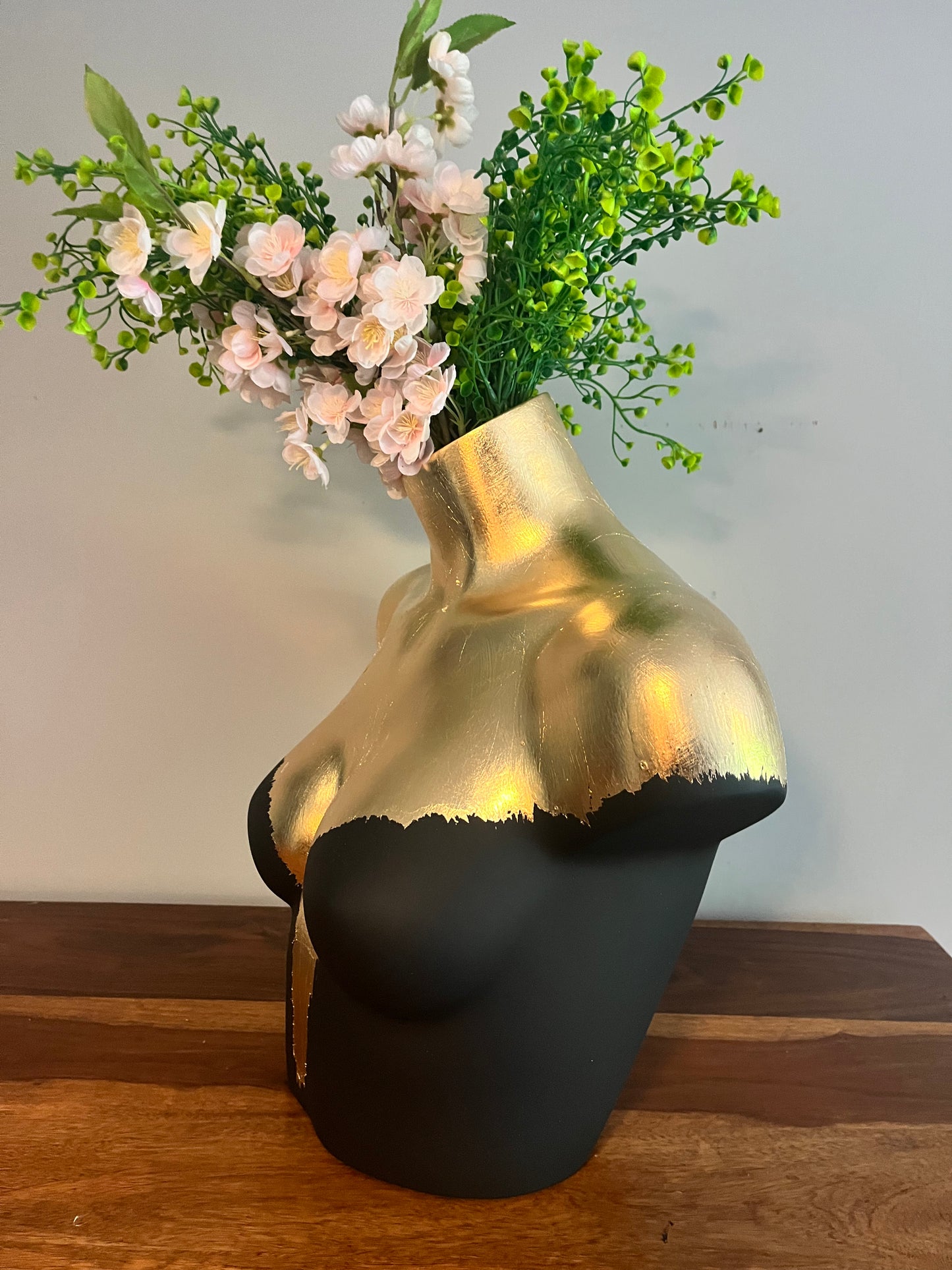 Female Torso Table Top Boobie Vase