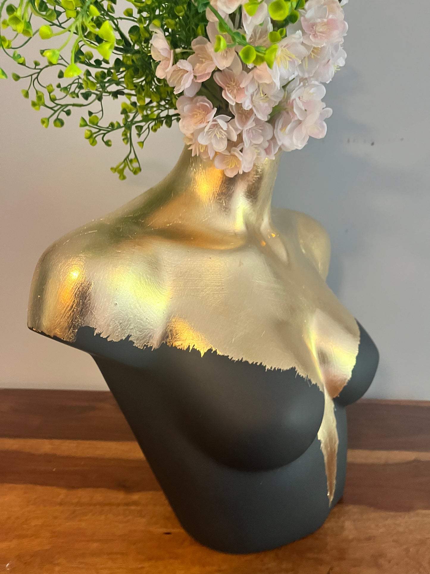 Female Torso Table Top Boobie Vase