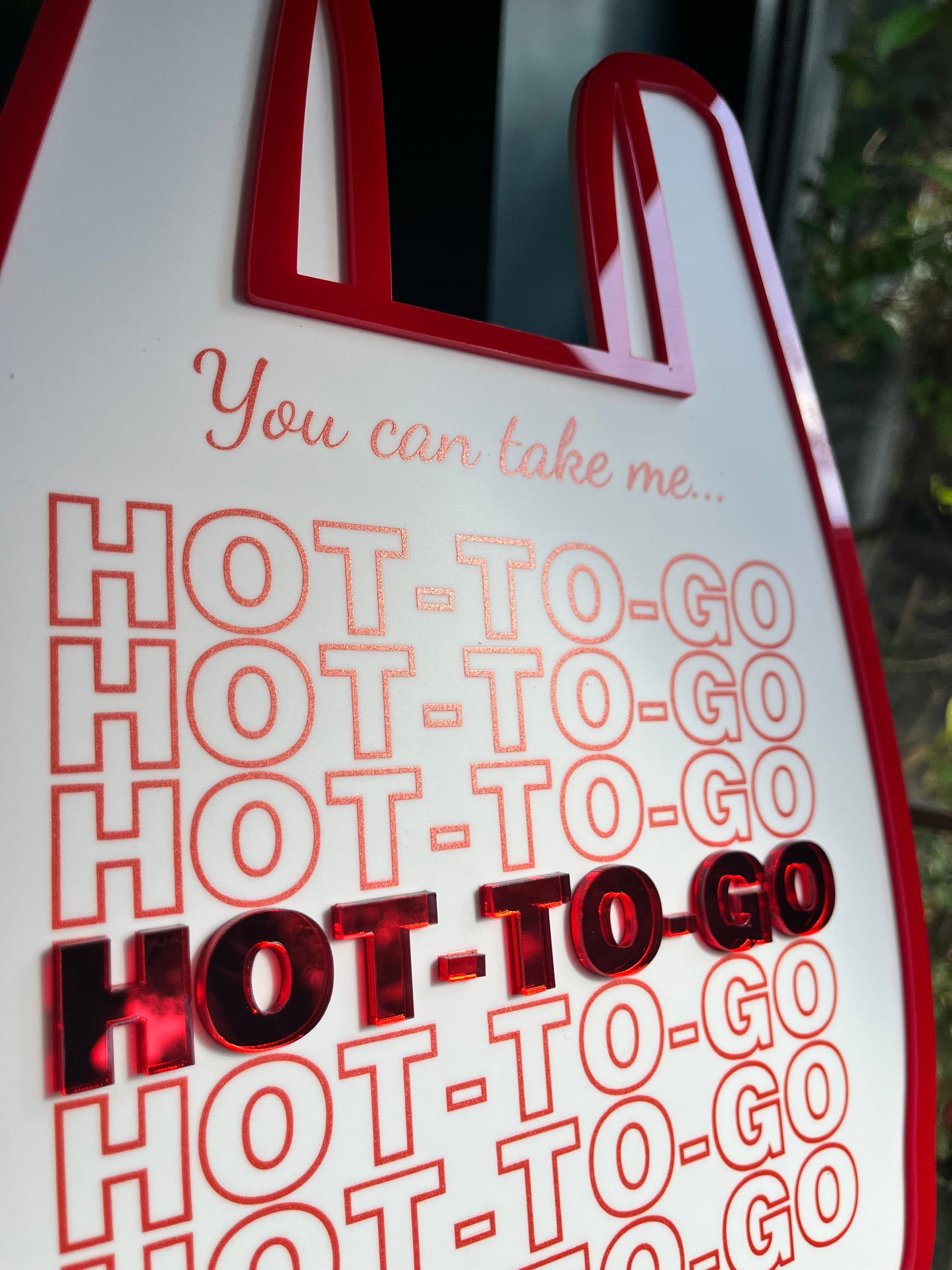 HOT TO GO Mirror Wall Art