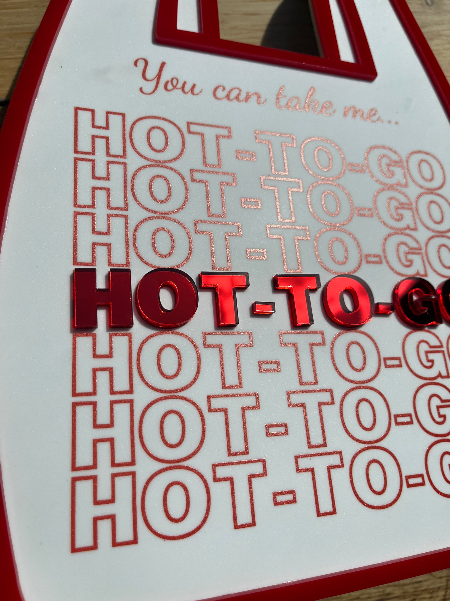 HOT TO GO Mirror Wall Art