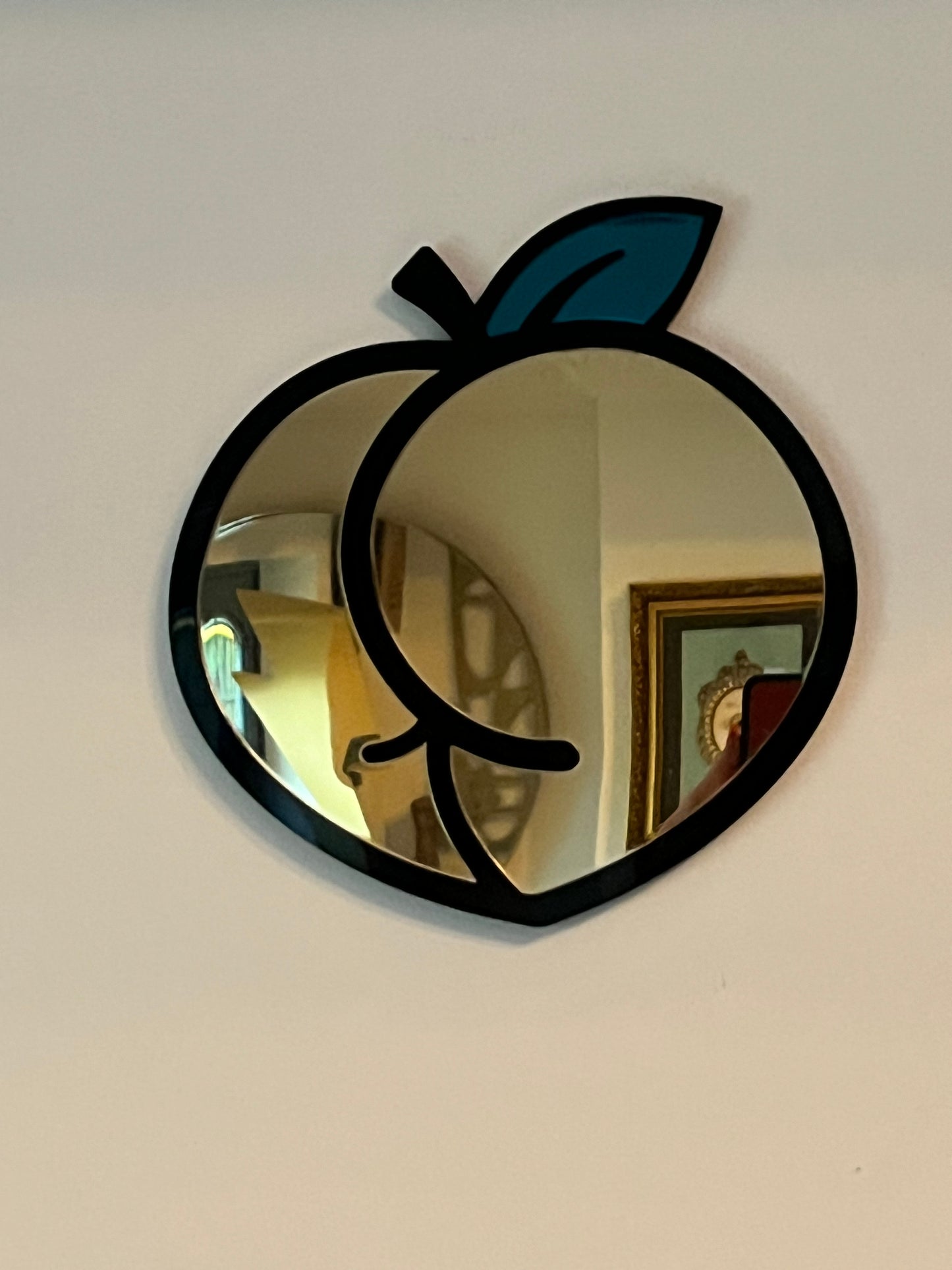 Peachy Bum Mirror Wall Art