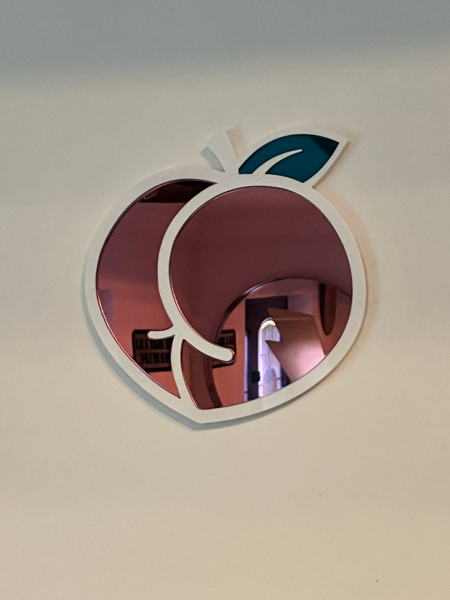 Peachy Bum Mirror Wall Art