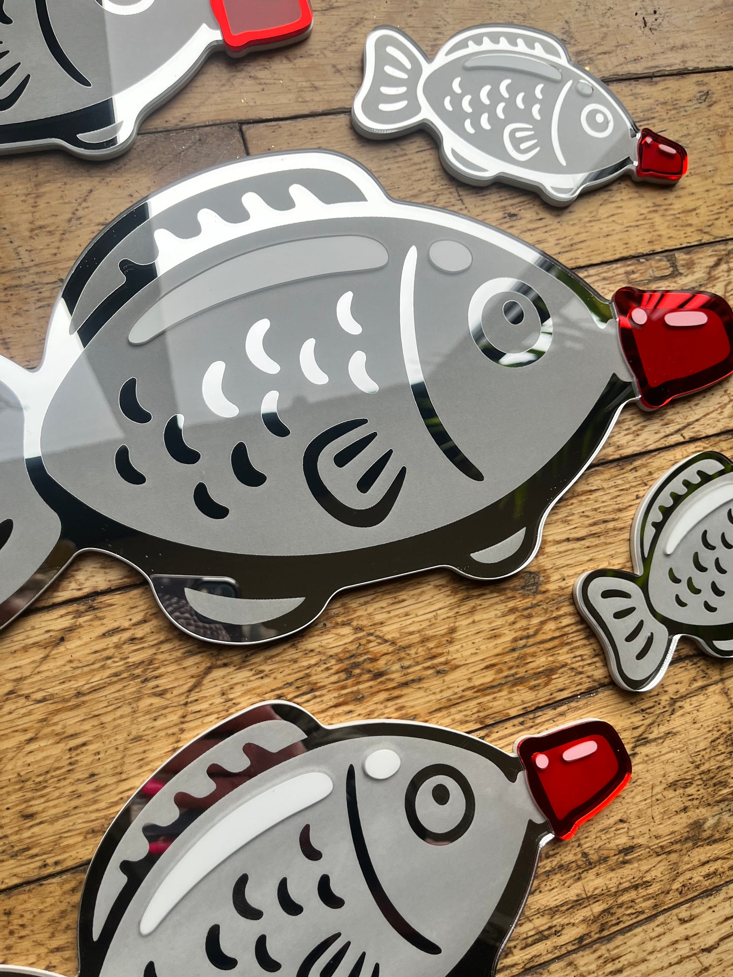 Soy Sauce Fish Mirror Wall Art