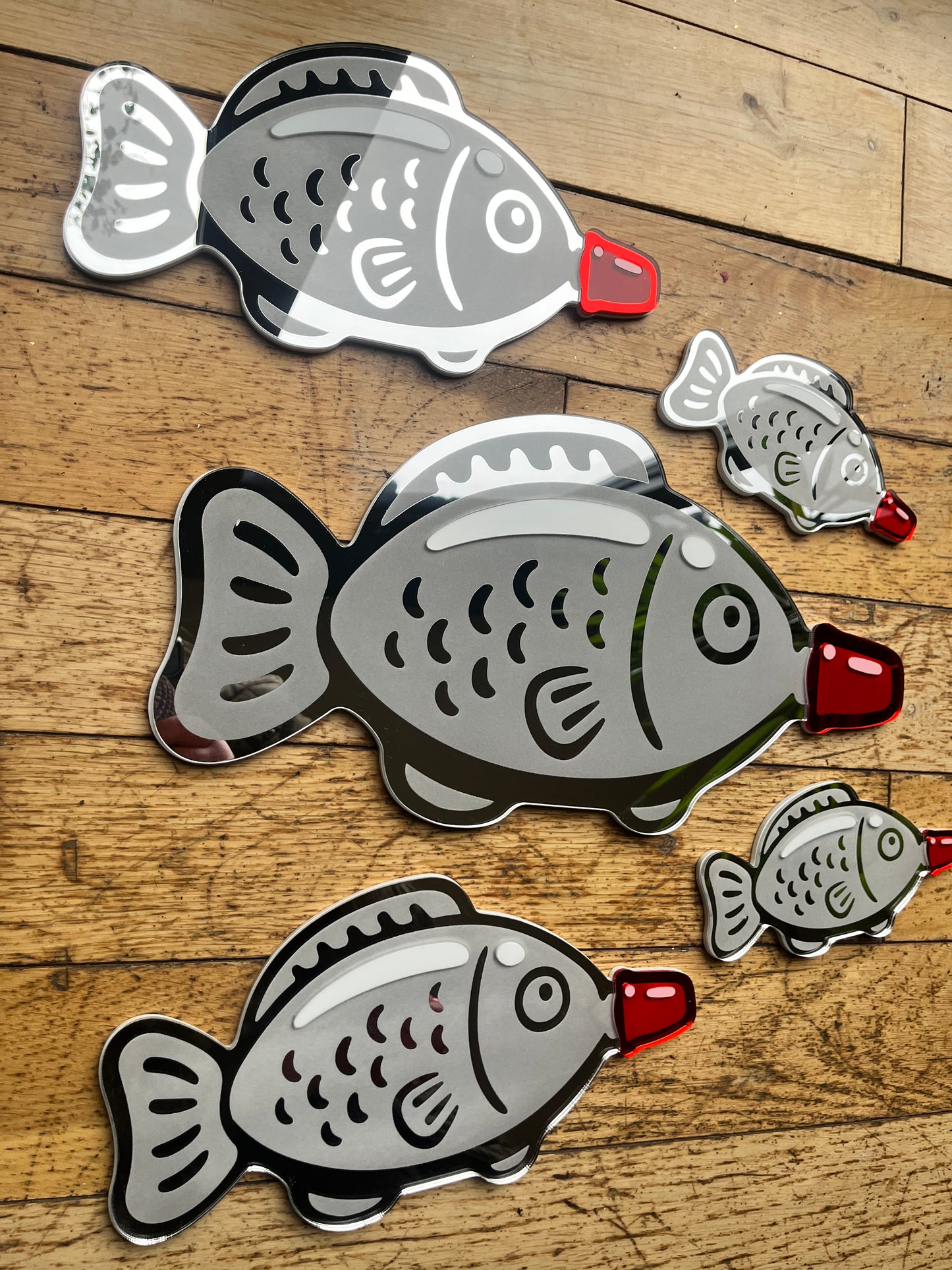 Soy Sauce Fish Mirror Wall Art