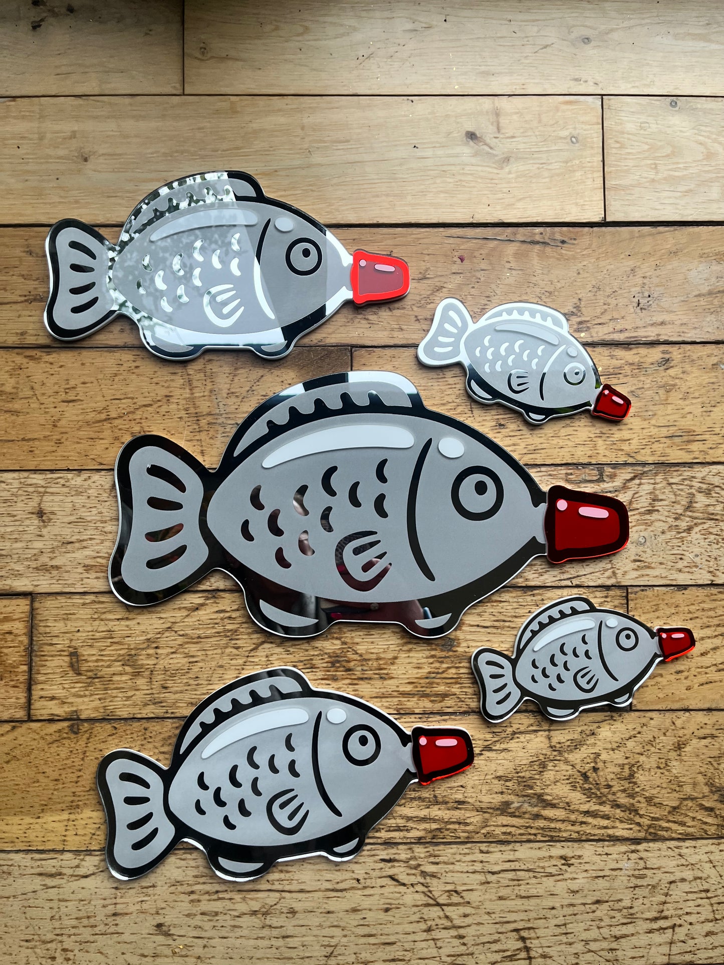 Soy Sauce Fish Mirror Wall Art