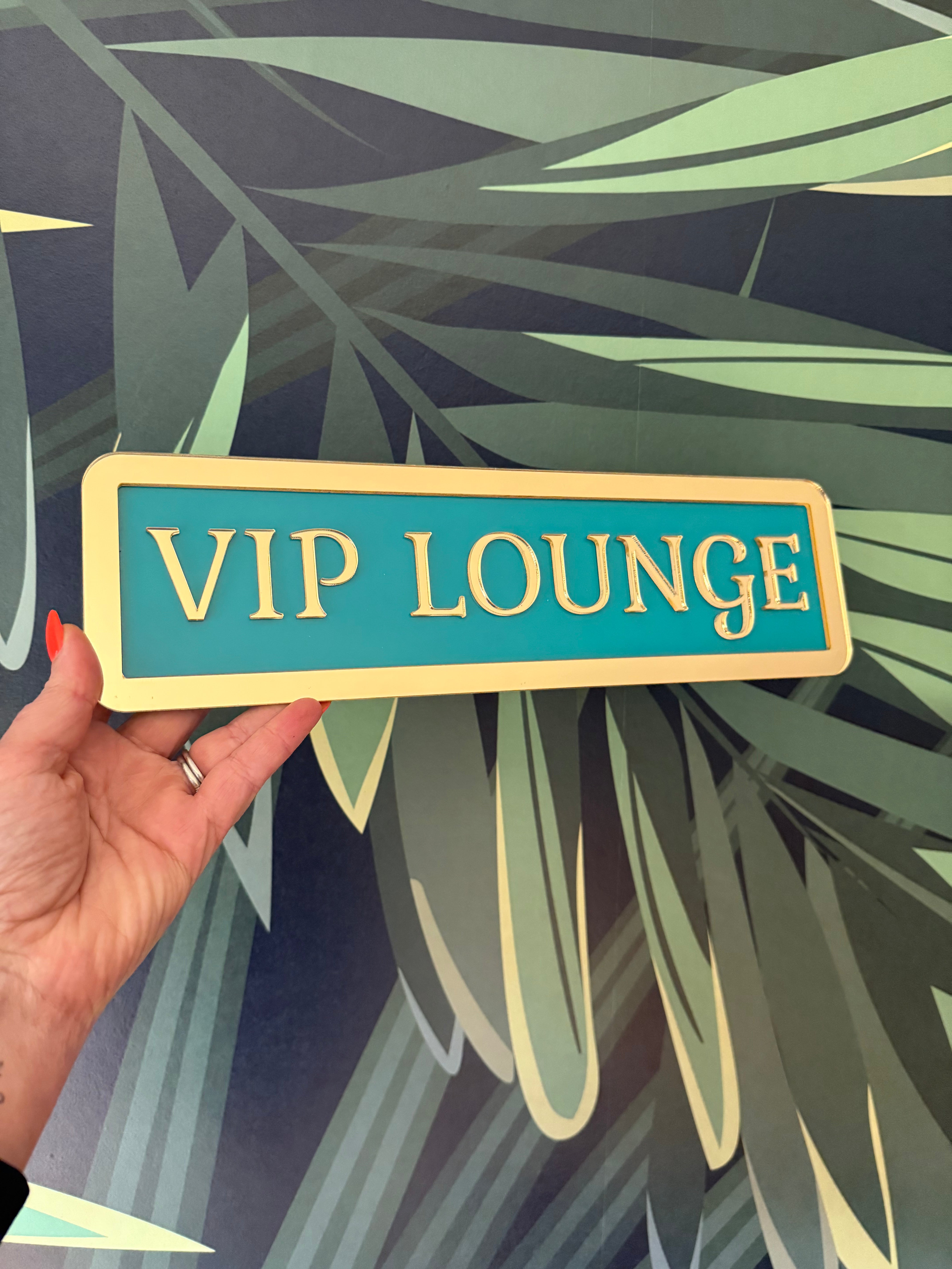 VIP LOUNGE MINI Street style sign, wall decor. – CREEDRevival