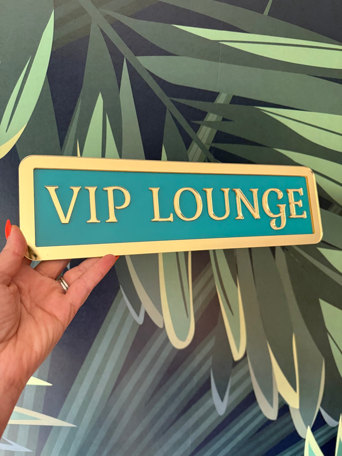 Vip Vounge Sign VIP LOUNGE MINI Street style sign, wall decor. – CREEDRevival