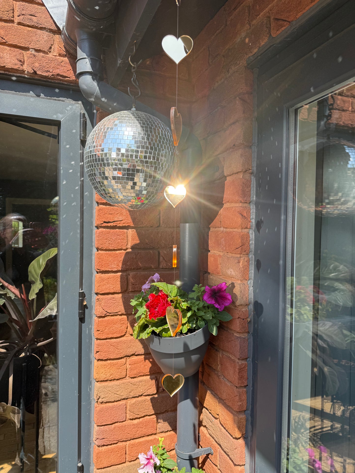 Mirror Heart Sun Catcher