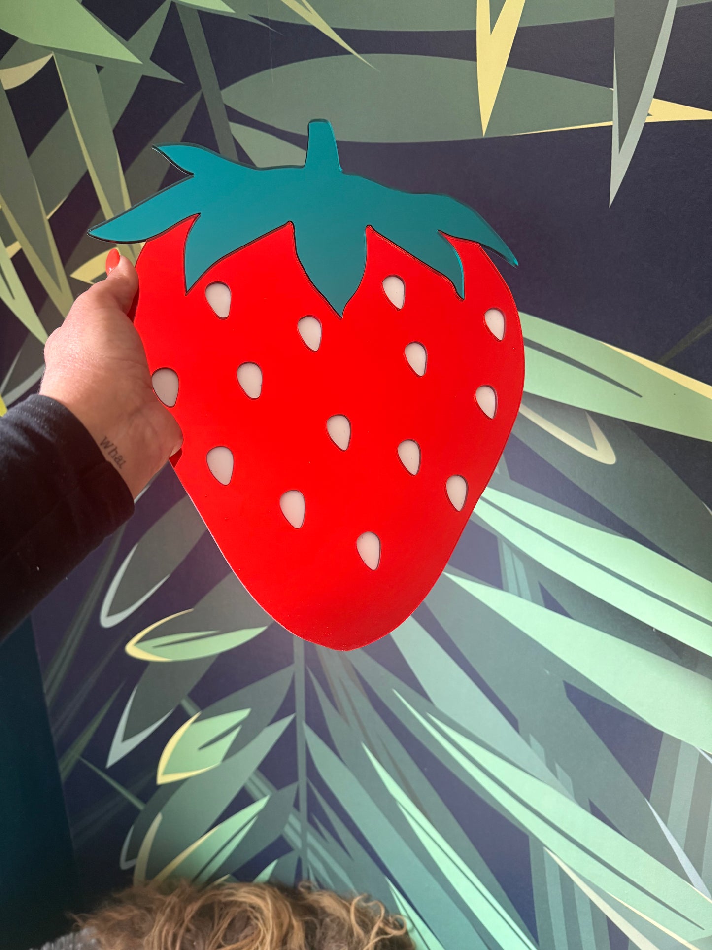 Strawberry Mirror Wall Art