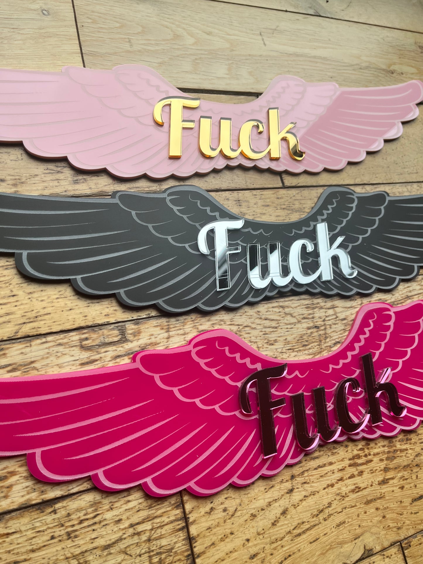 Flying Fuck Wall Decor