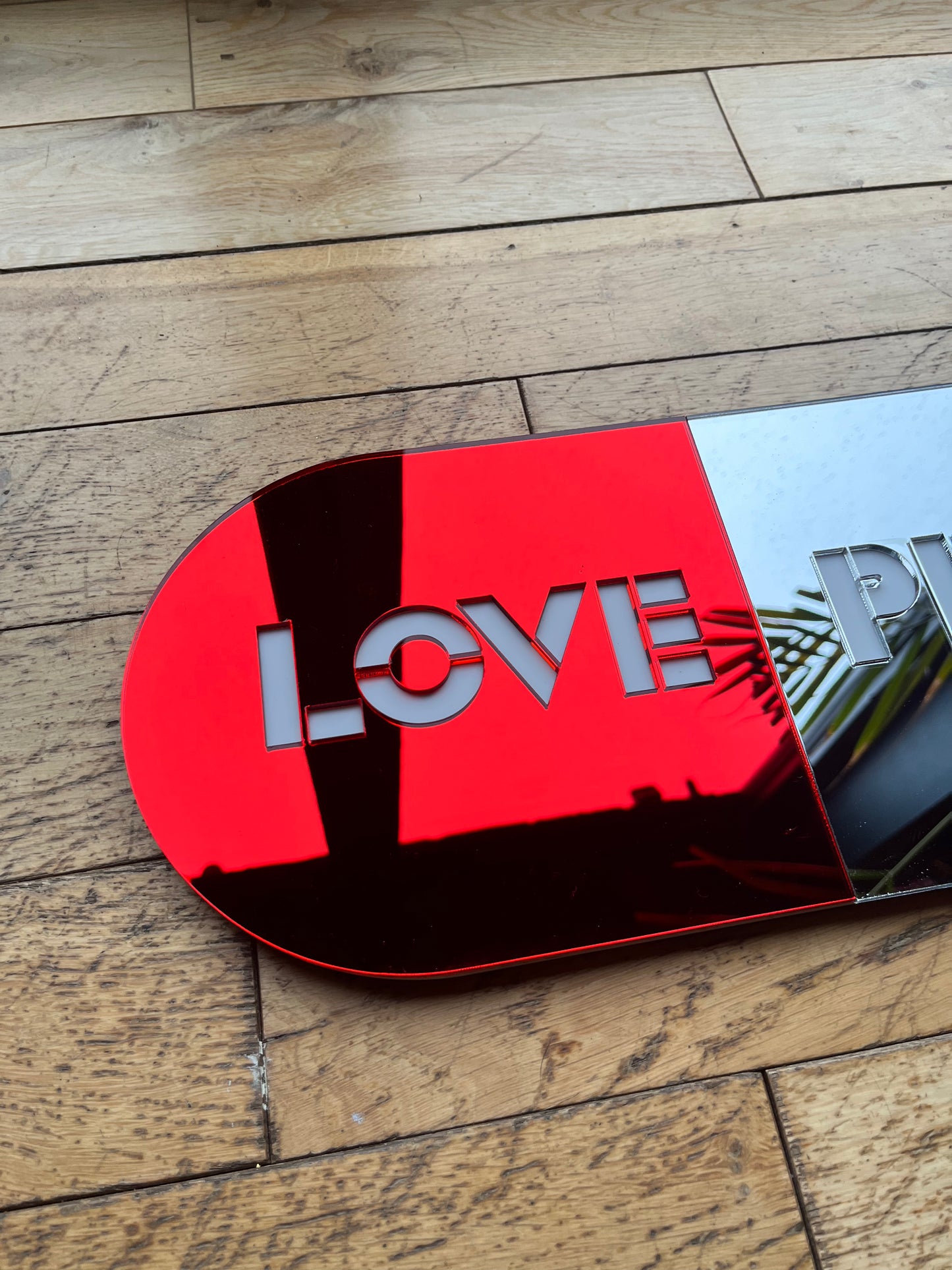 SAMPLE - LOVE PILL sign, wall decor.