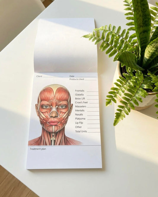 Aesthetics Consultation & Treatment Planner Pad - 50 A4 Tear Off Sheets