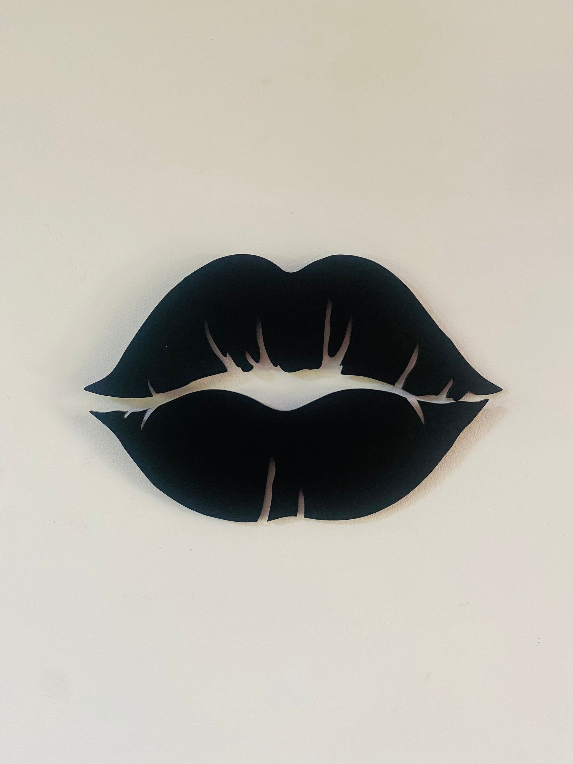 Acrylic lips  - Acrylic - Lip Decor - Wall decor - wall lips - Multiple Colour Options