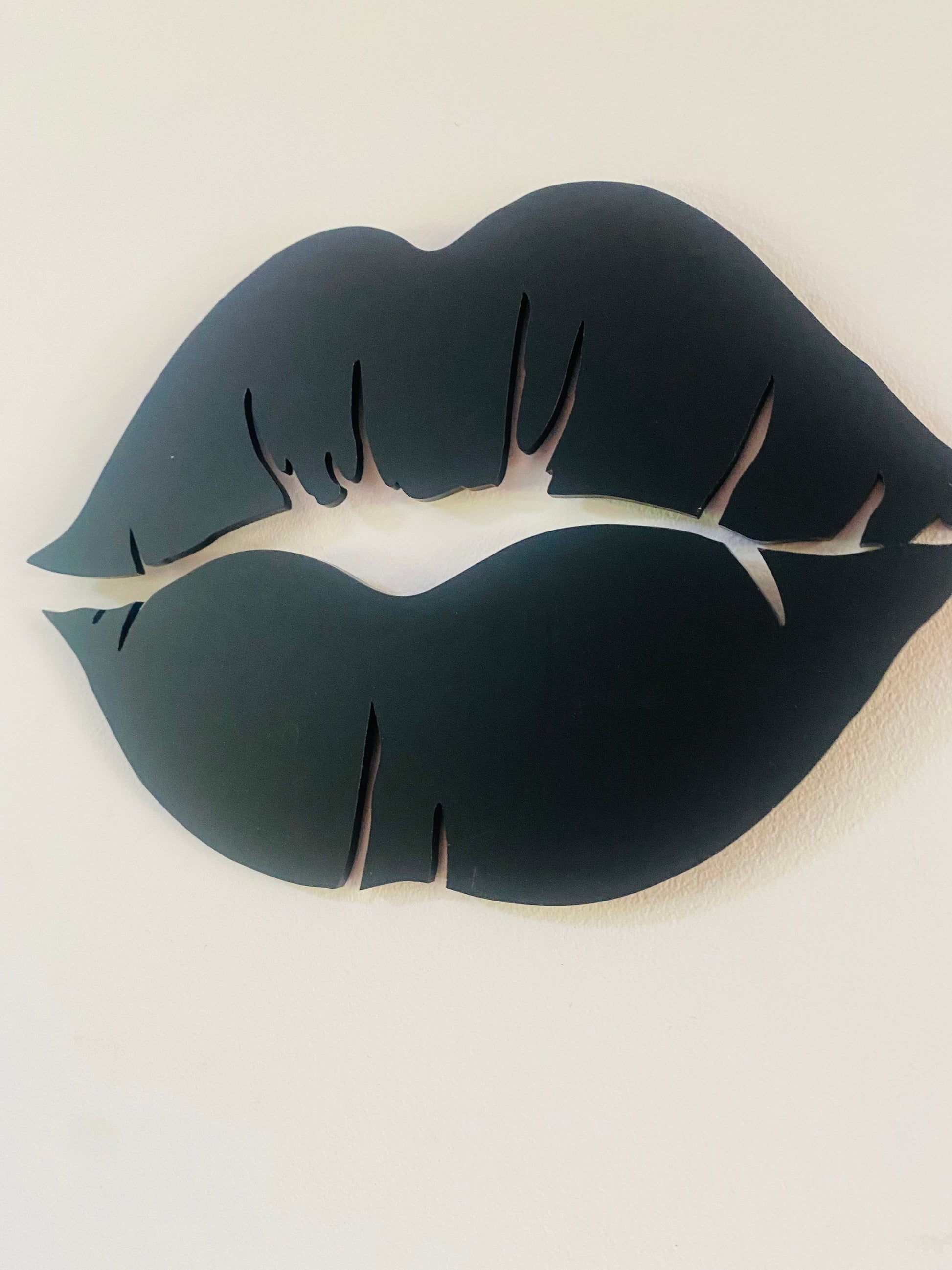 Acrylic lips  - Acrylic - Lip Decor - Wall decor - wall lips - Multiple Colour Options