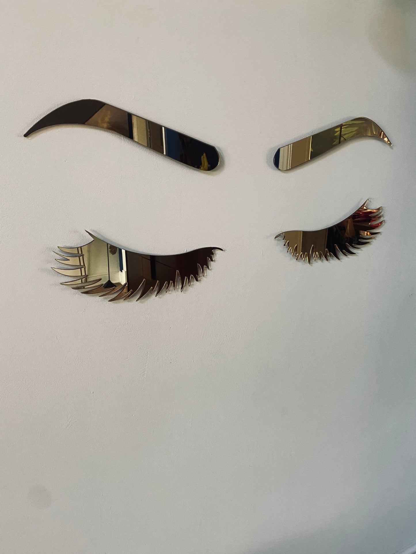 BROWS and LASHES - Acrylic Mirror - Wall Decor - Salon Decor